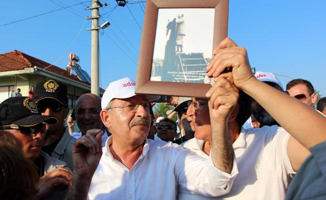 Kılıçdaroğlu, Atatürk'ün ayran içtiği köyde ayranını içti