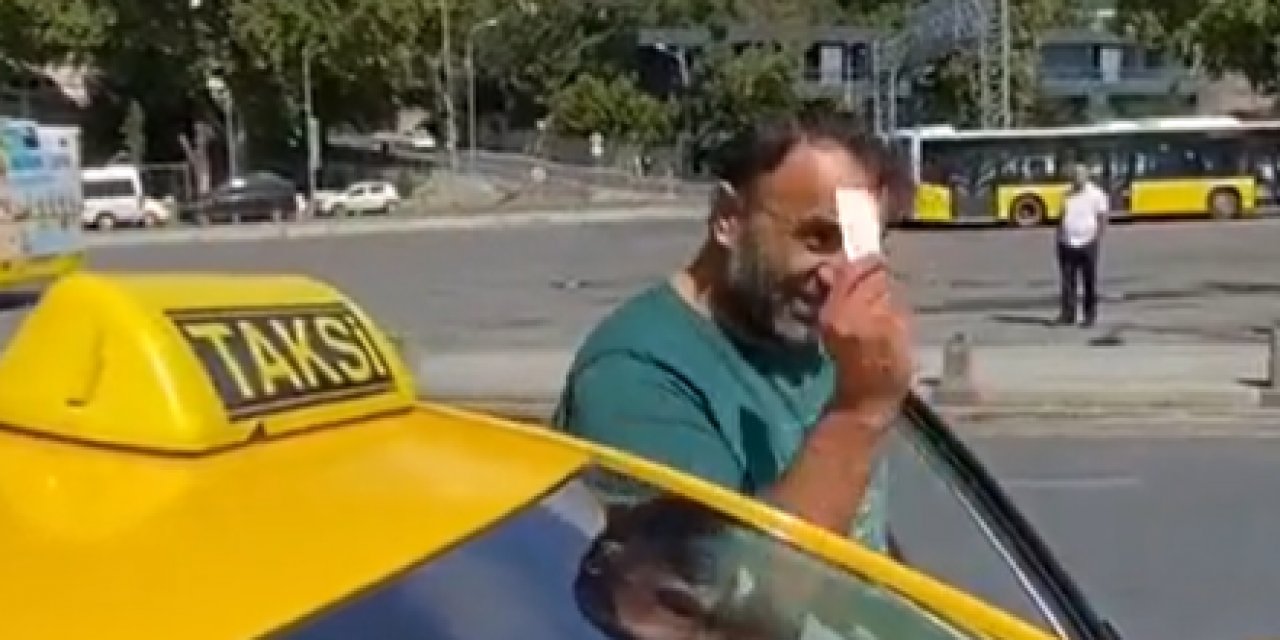 Yaya geçidinde durmayıp ceza yiyen taksici: ''Reis, 20 yıldır sana oy verdim, yine vereceğim.''