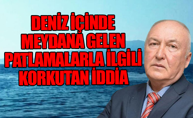Prof. Dr. Ercan’dan Ayvacık sahilindeki patlama açıklaması