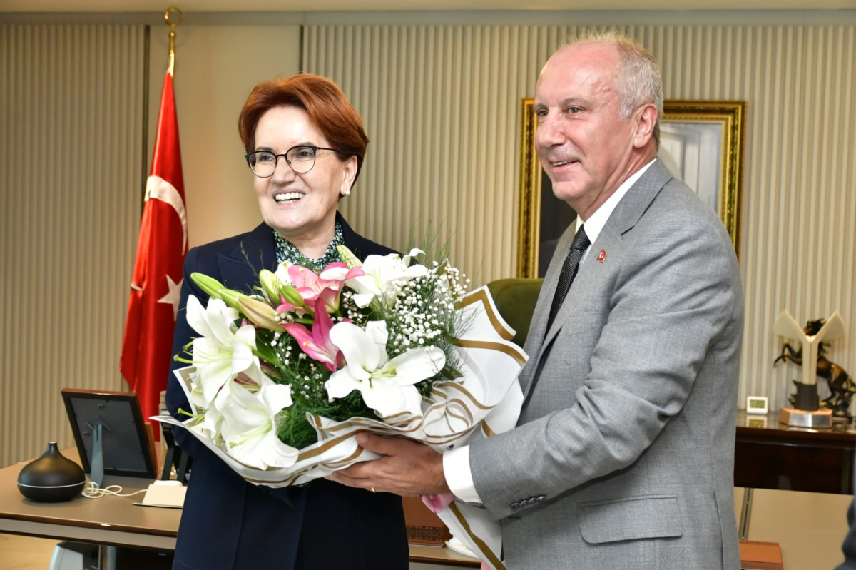 Muharrem İnce'den Meral Akşener'e ziyaret
