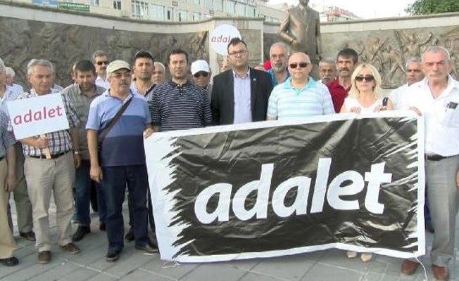 CHP'lilerden 'Adaleti düşünmek için 2 dakika duralım' eylemi