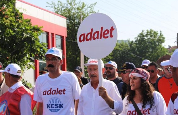 Kamu Emekçileri de 'Adalet Yürüyüşü'nde