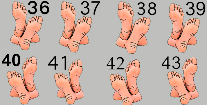 36-38-40-42-44 numaralar dikkat! Ayak numaranız ne kadar yaşayacağınızı söylüyor!