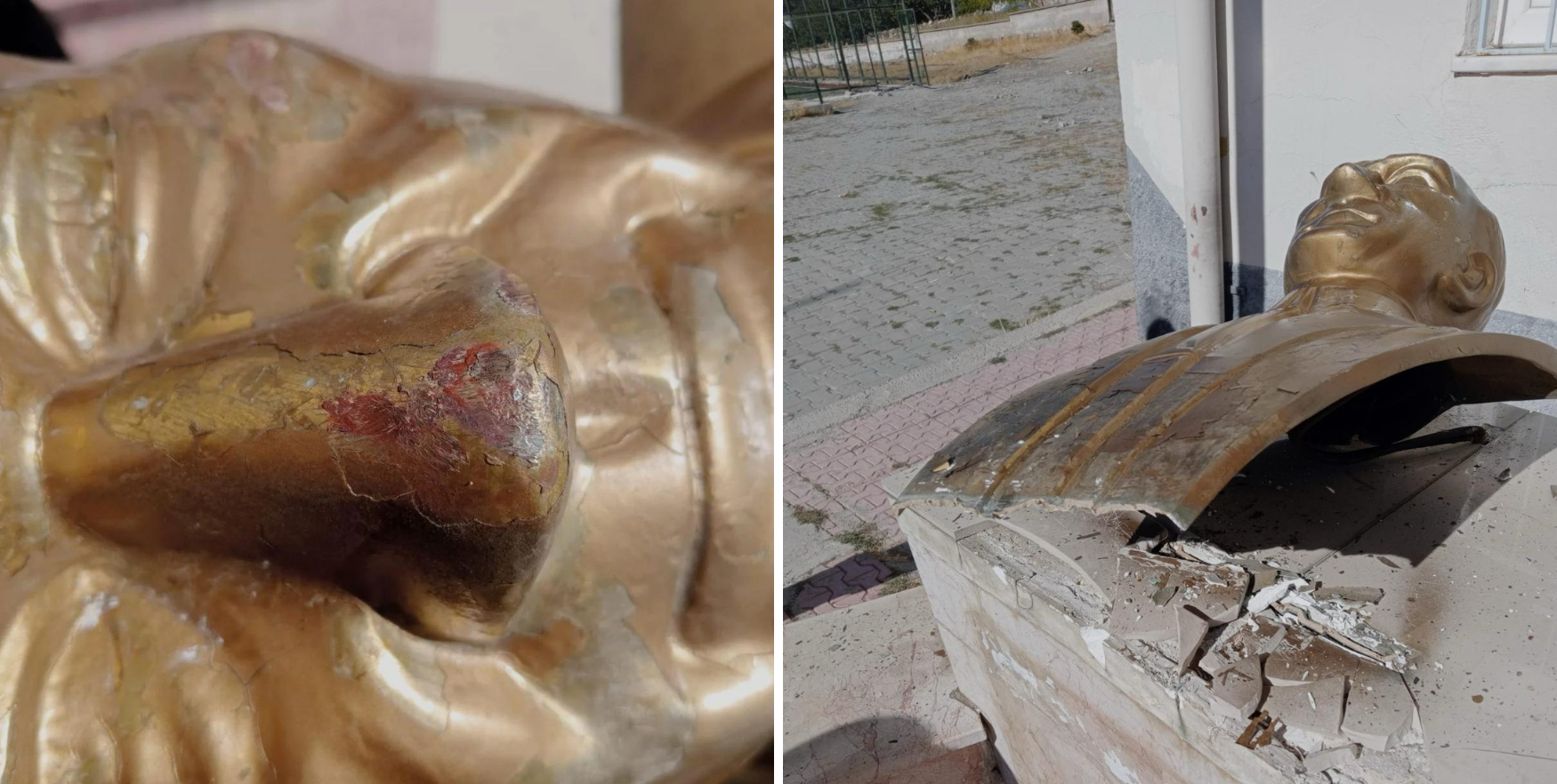 Yer Niğde... Atatürk Anıtı'na alçak saldırı
