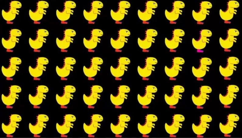 Sadece dahiyseniz farklı olan dinozoru bulabilirsiniz