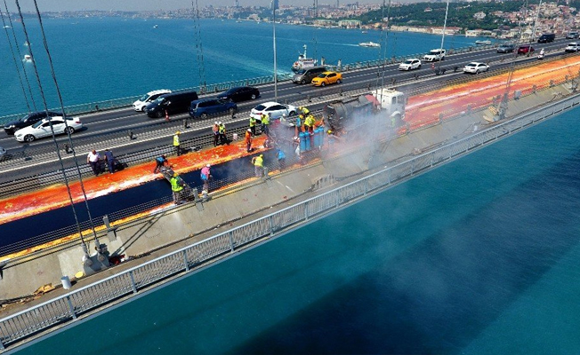 Trafiği kilitleyen köprü çalışmaları başladı