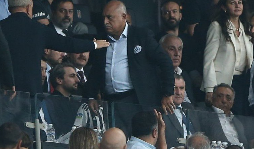TFF Başkanı Mehmet Büyükekşi, Beşiktaş stadını terk etti! Protokol karıştı