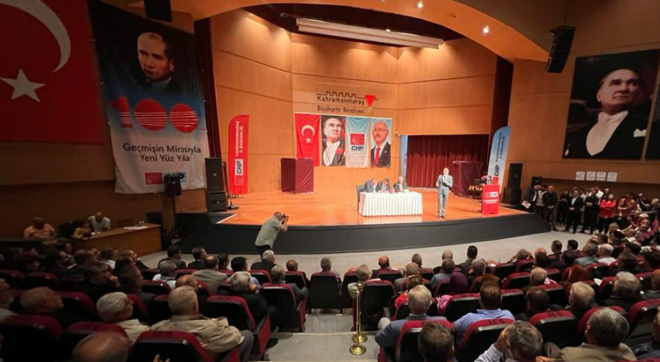 CHP Kahramanmaraş'ta devir teslim töreni