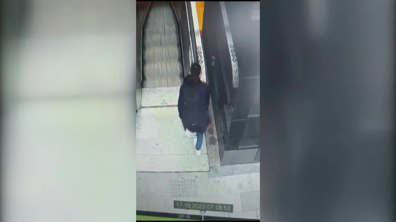 İstanbul'da metrodaki yürüyen merdivene sabotaj! O anlar kameraya yansıdı