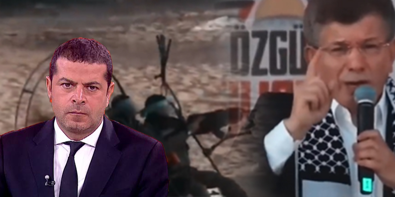 Ahmet Davutoğlu'ndan skandal Hamas videosu! Cüneyt Özdemir: "Katliam görüntüleriyle klip çekmişler"
