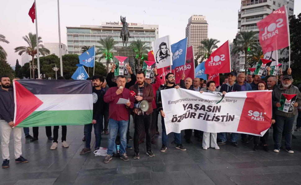 SOL Parti'den İsrail'e protesto