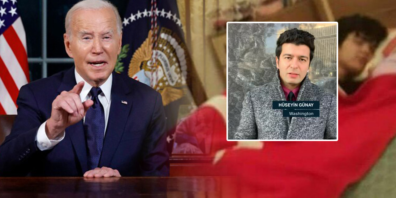 NTV Washington Temsilcisi Hüseyin Günay, Joe Biden'ın konuşmasını bekleyenlere seslendi: "Gidin yatın"