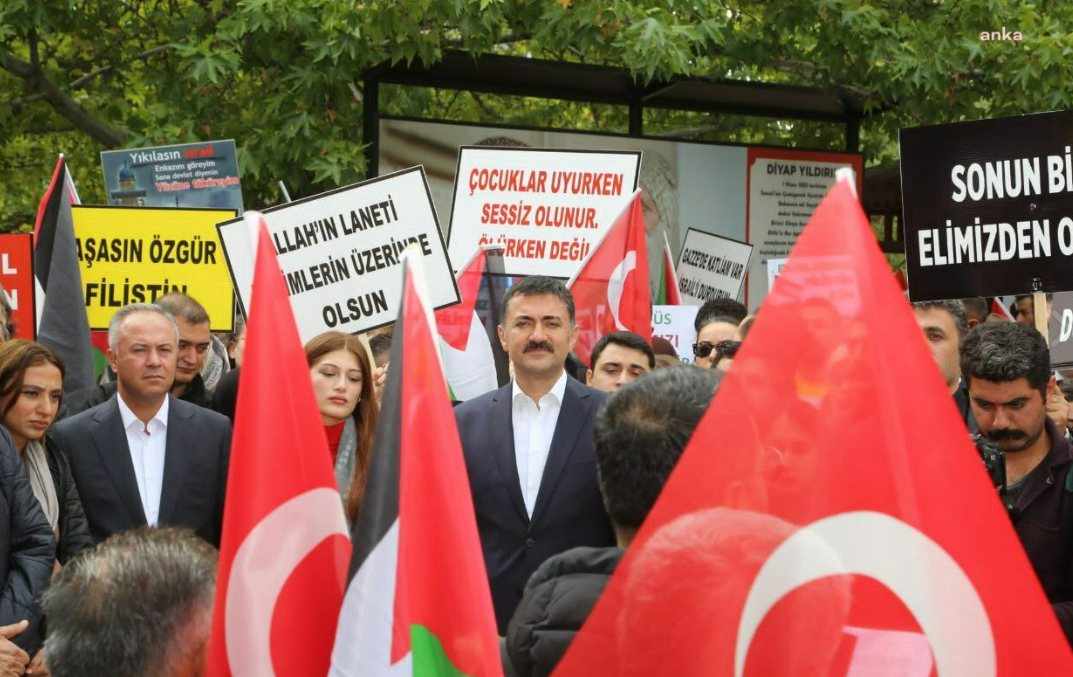 Tunceli'de cemevinden İsrail'e protesto