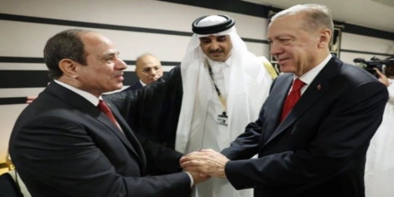 Erdoğan, Sisi'yle görüştü