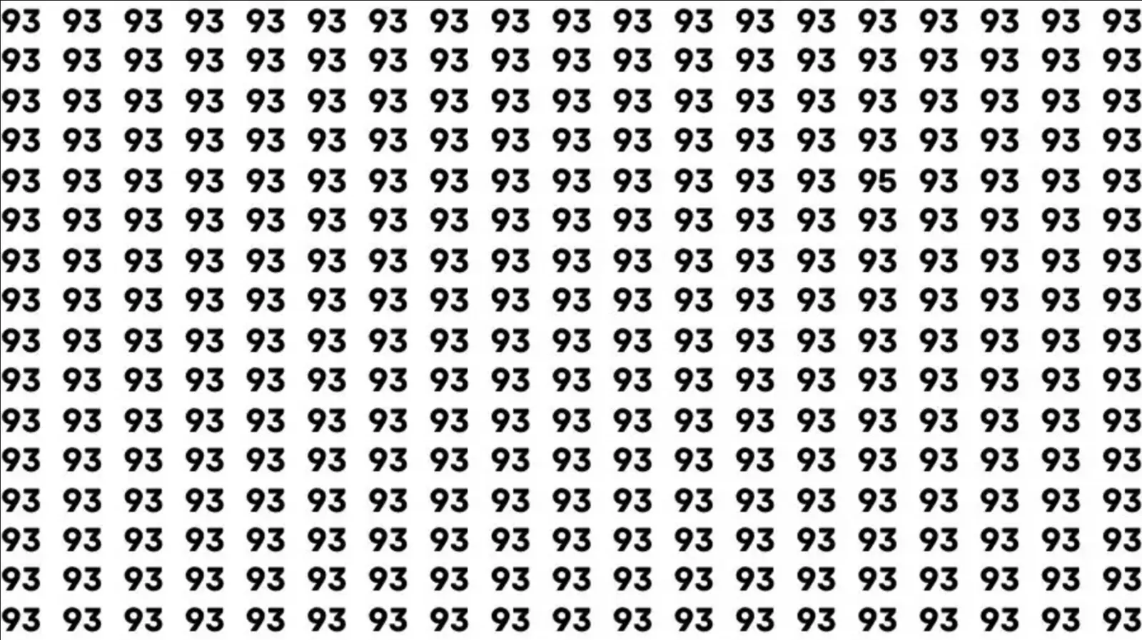 93'ler arasındaki gizli 95'i 9 saniyede bulanın zehir gibi IQ'su vardır!