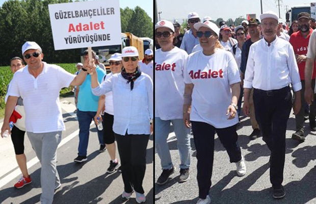 İzmirliler'in 'Adalet Yürüyüşü'ne desteği devam ediyor