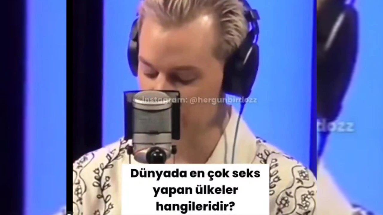 'Dünyada en çok seks yapan ülkeler hangileri?' sıralamasında Türkiye 1. sırada yer aldı