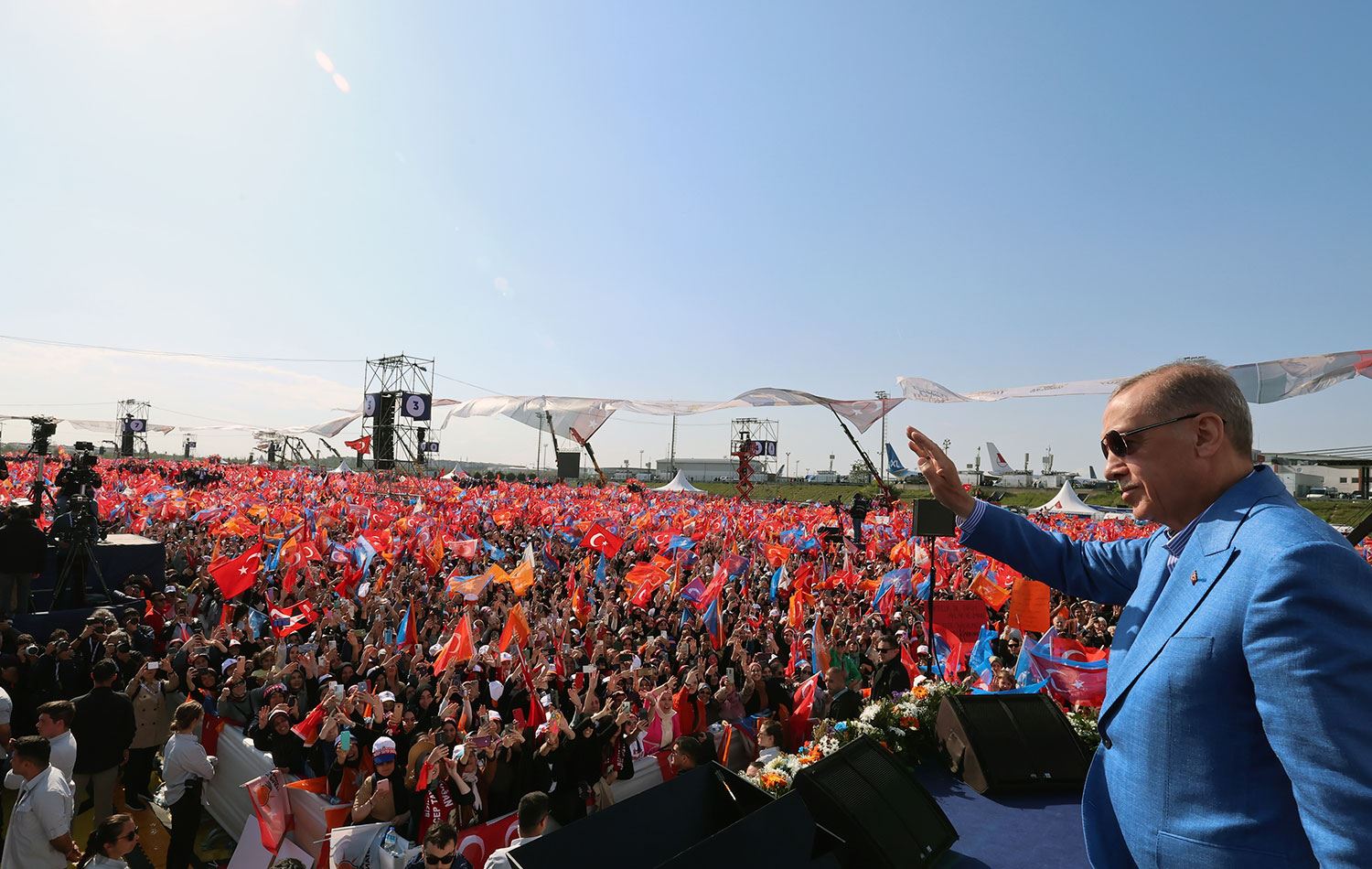 Erdoğan'dan İsrail'in saldırılarının ardından mitinge davet