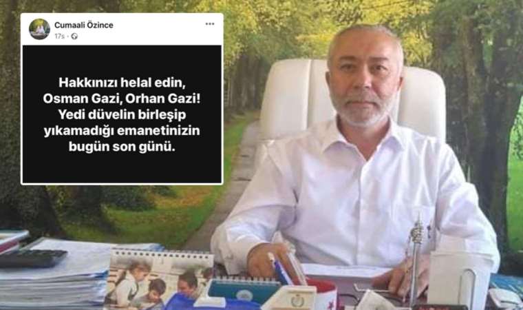 Cumali Özince isimli sözde müdürden milletin kalbine hançer gibi saplanan ihanet dolu sözler: "Emanetinizin bugün son günü"