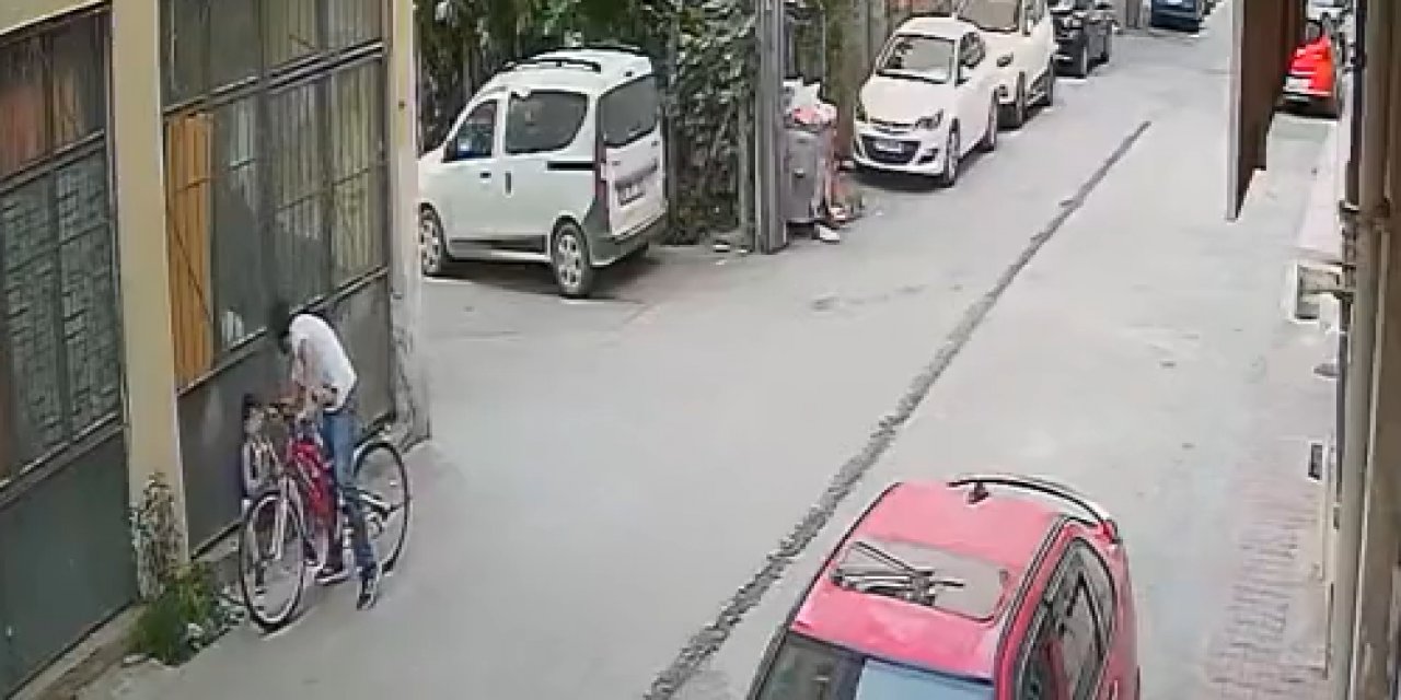 Bursa'da bisikletli bir şahıs 9 yaşındaki çocuğun yüzüne biber gazı sıkıp kaçtı