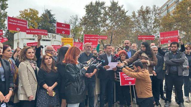 Tolga Şardan'ın tutuklanmasına meslek örgütlerinden tepki: Meslektaşımıza kefiliz