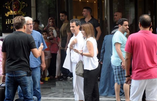 Fatih'te otel yangını