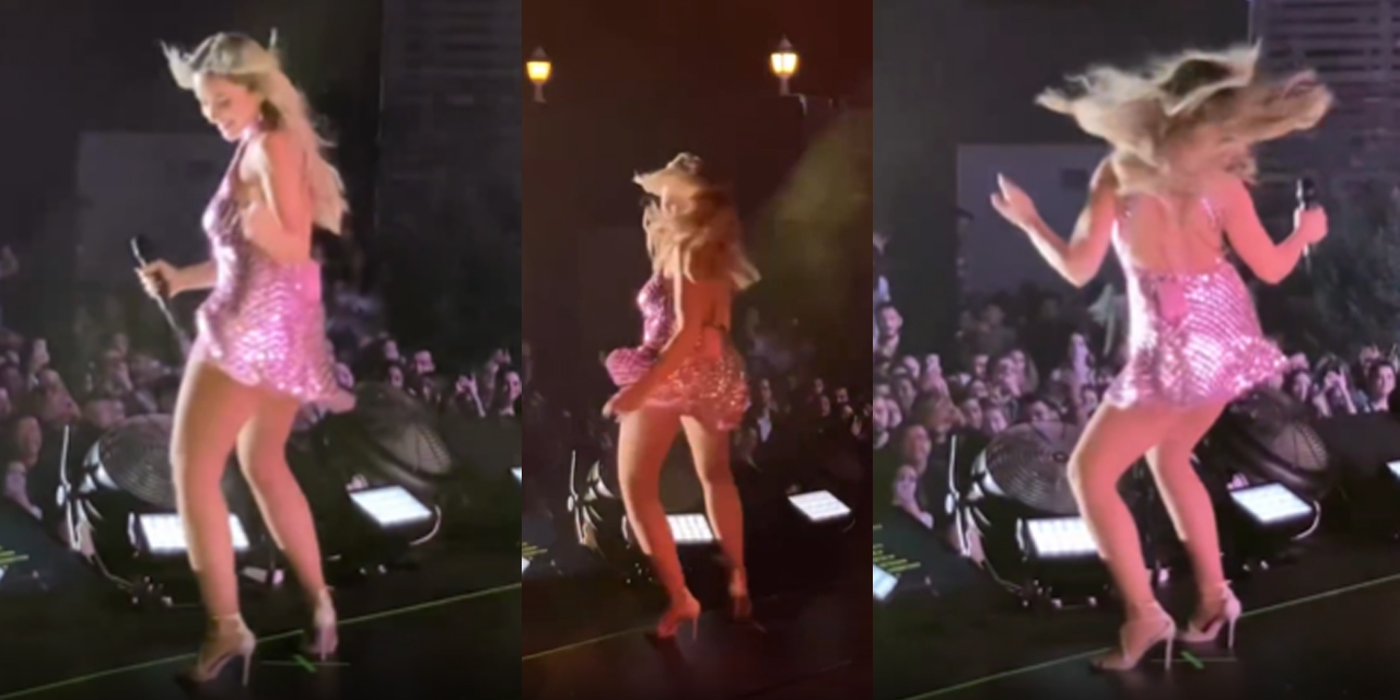 Hadise'nin süper minisini gören ayağa kalktı