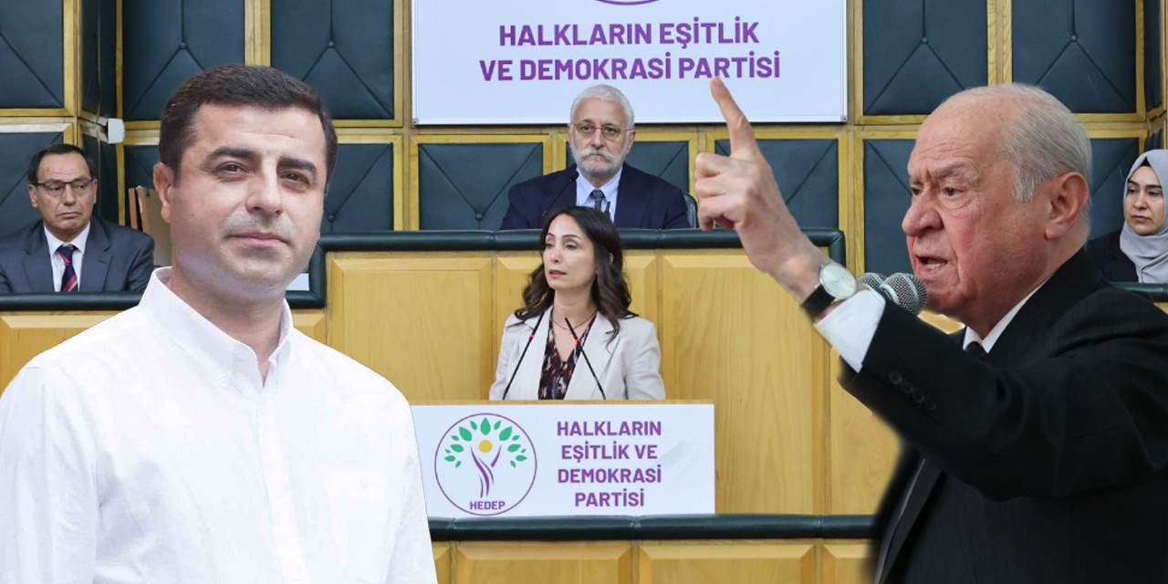 HEDEP’ten Devlet Bahçeli’ye 'Selahattin Demirtaş' yanıtı: "Misliyle size iade ediyoruz"