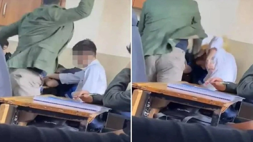 Dayakçı öğretmeni döverek hastanelik ettiler
