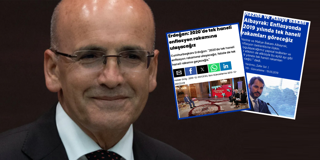 Mehmet Şimşek, tek haneli enflasyon için tarih verdi