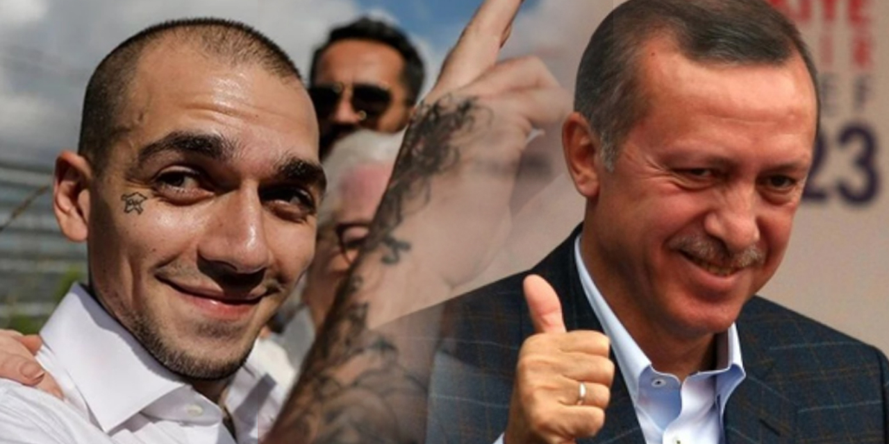 Almanya'ya giden Erdoğan'ı Ezhel karşıladı