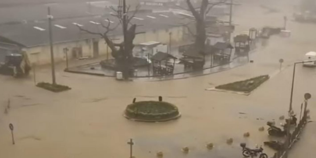 O ilde okullar tatil edildi