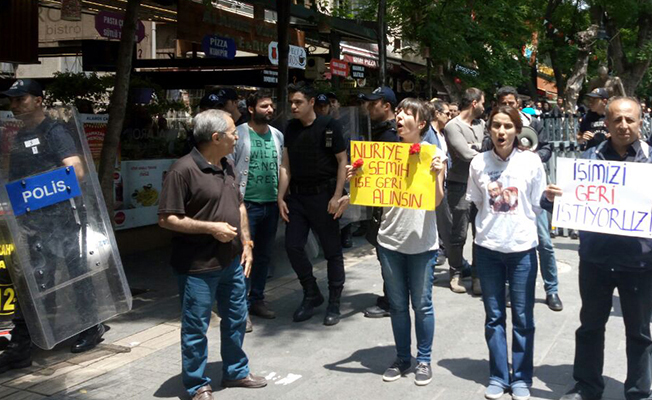 Nuriye ve Semih için eyleme polis saldırısı