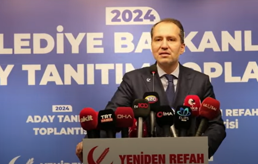 Yeniden Refah Partisi'nin 49 belediye başkan adayı belli oldu! Fatih Erbakan partisinin oy oranını da açıkladı