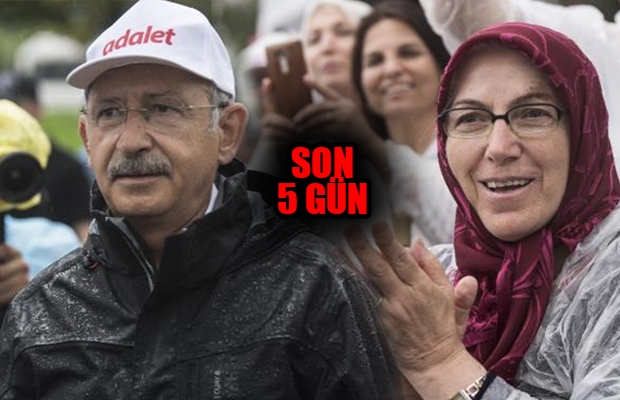 Yağmura rağmen yürüdüler!