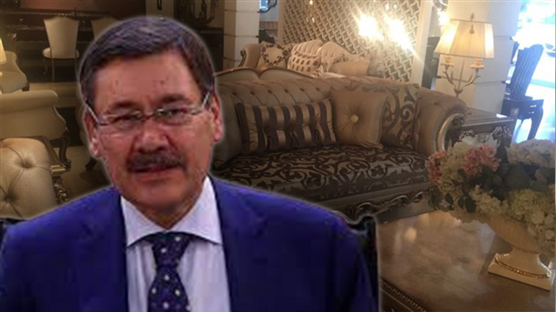 Melih Gökçek belediyeye alınan mobilyaları evine götürmüş!