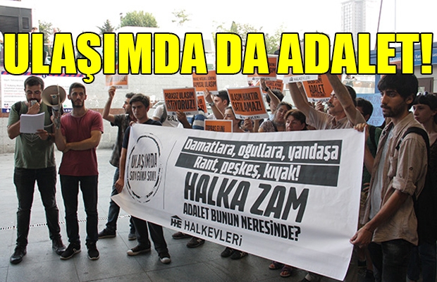 Halkevleri ulaşıma yapılan zammı protesto etti