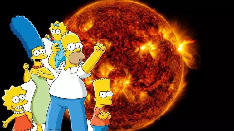 Simpsonlar'ın yeni yıl sahnesi 'bu da gerçek olur mu?' dedirtti! Dünya karanlığa mı gömülecek?