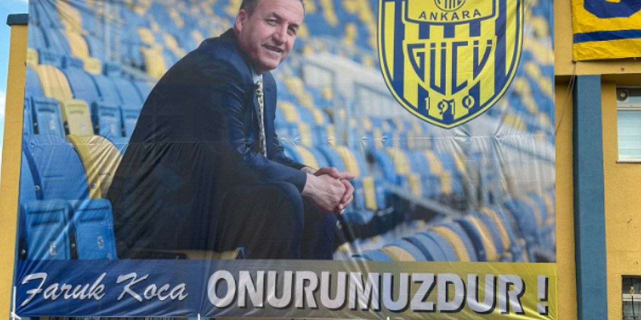 Ankaragücü taraftarları Faruk Koca’ya destek için Tandoğan Tesisleri’nde toplandı