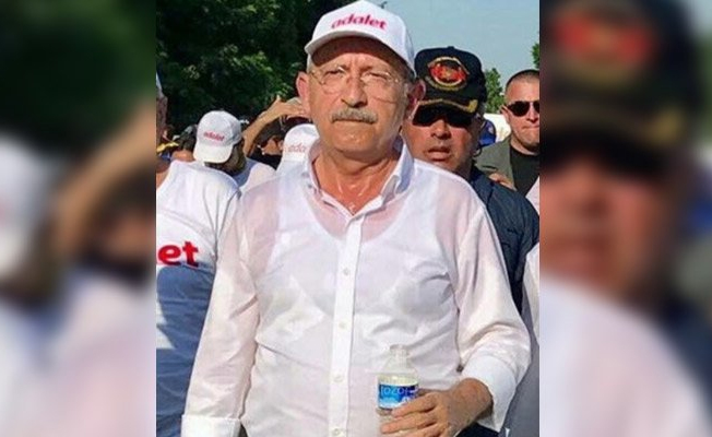 CHP lideri adalet için eridi