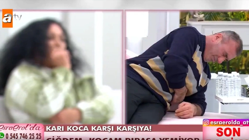Tiki olan kocasını 'pırasa' diyerek bayılttı