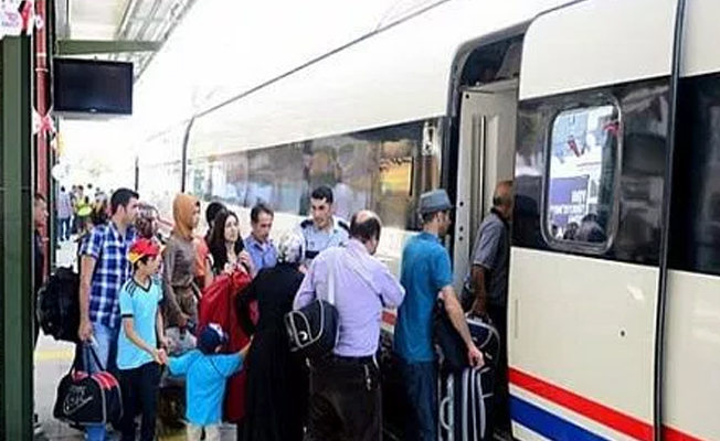 Tren garına giden toplu taşıma yok!