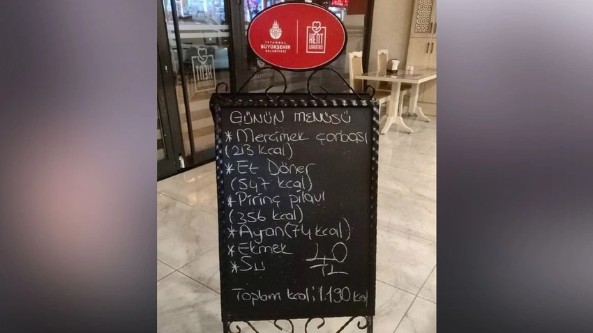 İBB'nin Kent Lokantaları'nın menüsü gündem oldu