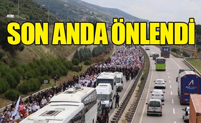 Adalet Yürüyüşü'ne saldırı!
