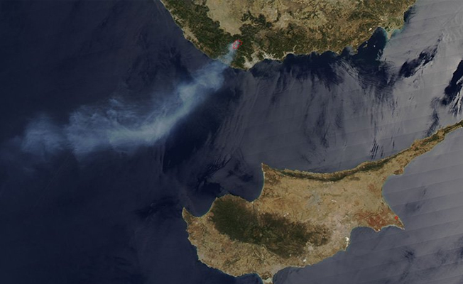 NASA tarafından görüntülendi! Burası Türkiye...