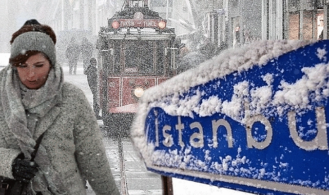 İstanbul'a kar geliyor!