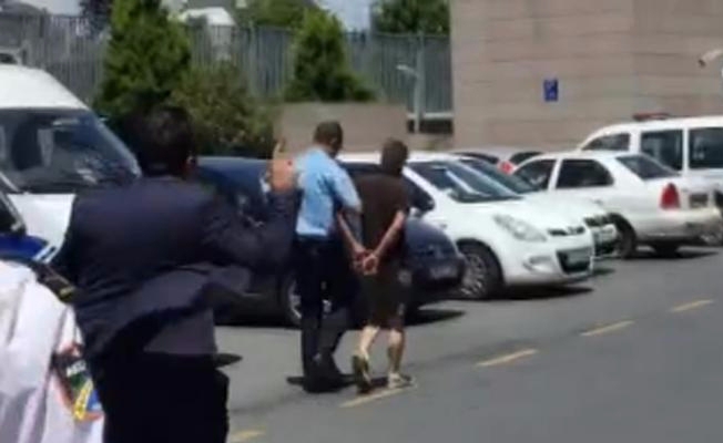 Çağlayan Adliyesi'nde dehşet saçan olay! Polis havaya ateş açtı!