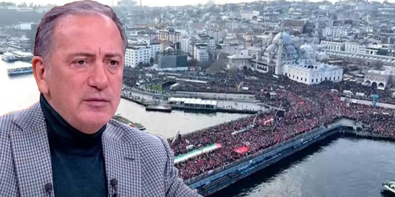 Fatih Altaylı'dan Galata Köprüsü'ndeki Filistin mitingine ilişkin sert sözler: "Gaz almak dışında hiçbir amacı ve faydası yoktur"