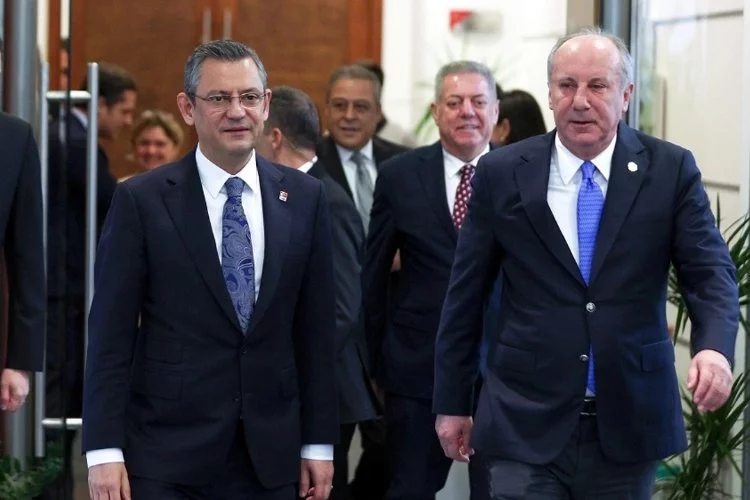Özgür Özel ile Muharrem İnce bir araya geldi