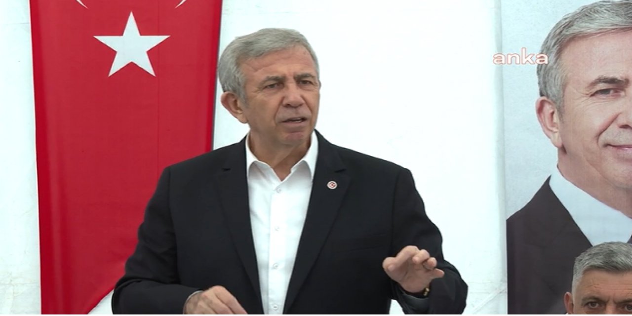 Mansur Yavaş: "Bizim belediyecilik anlayışımız Sincan'daki Altındağ'daki Mamak'taki insanın çocuğunu açık bırakmamak"